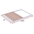 Alternate image 3 for Simply Essential&trade; Folding Desk in Light Oak