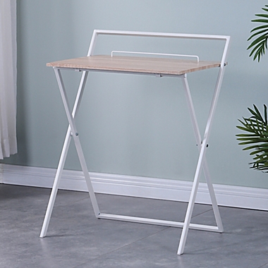 Simply Essential&trade; Folding Desk in Light Oak. View a larger version of this product image.