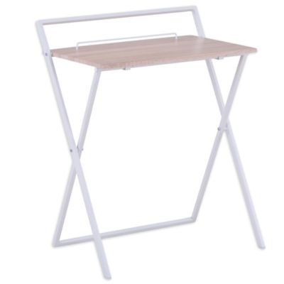 Simply Essential&trade; Folding Desk in Light Oak