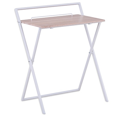 Simply Essential&trade; Folding Desk in Light Oak. View a larger version of this product image.