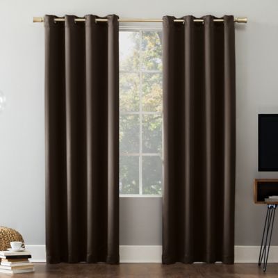 Brown And Gray Curtains Bed Bath Beyond, Chocolate Brown And Gray Curtains