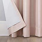 Alternate image 3 for Sun Zero&reg; Evelina Faux Silk Thermal Total Blackout 63-Inch Curtain Panel in Blush (Single)
