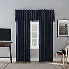 Alternate image 7 for Sun Zero&reg; Evelina Faux Silk Thermal Total Blackout 108-Inch Curtain Panel in Navy (Single)