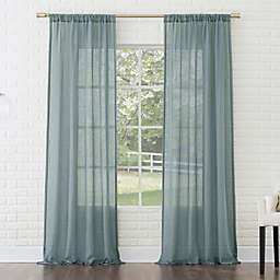 No. 918® Lourdes Rod Pocket Semi-Sheer Window Curtain Panel (Single)