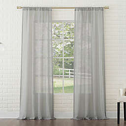 Lourdes 84-Inch Curtain in Silver Grey (Single)