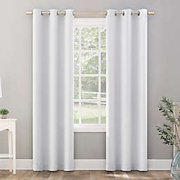 Sun Zero® Riley Kids Bedroom Room Darkening 84-Inch Curtain Panel in White (Single)