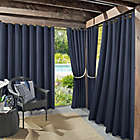 Alternate image 0 for Sun Zero&reg; Sailor Indoor/Outdoor UV Protectant 108-Inch Curtain Panel in Navy Blue (Single)