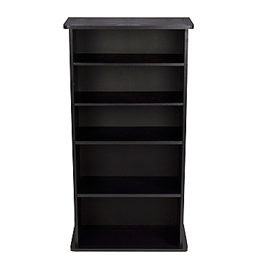 Atlantic Drawbridge Extra-Large Media Storage Cabinet in Ebony. View a larger version of this product image.