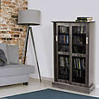 Alternate image 1 for Atlantic Driffield Adjustable Shelf Media Cabinet in Gray