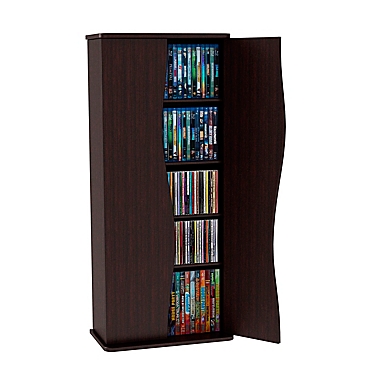 Atlantic Venus 198 Adjustable Shelf Media Cabinet in Espresso. View a larger version of this product image.