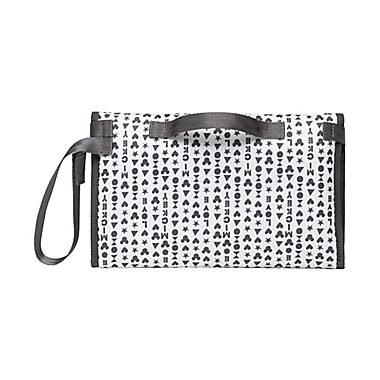 Petunia Pickle Bottom&reg; Love Mickey Nimble Clutch in Grey. View a larger version of this product image.