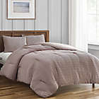 Alternate image 1 for Crinkle 3-Piece King Comforter Set in Blush