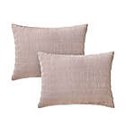 Alternate image 2 for Crinkle 3-Piece King Comforter Set in Blush