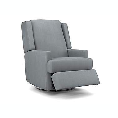 Best Chairs Ainsley Swivel Glider Recliner in Turtle Dove. View a larger version of this product image.