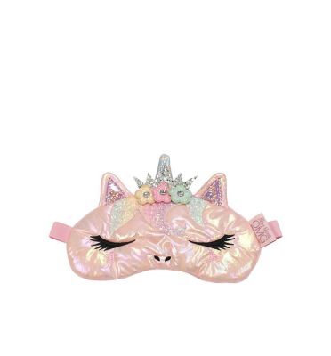 OMG Accessories Miss Gwen Unicorn Puffer Sleep Mask in Pink/Multi