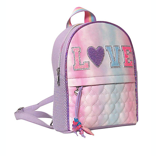 Alternate image 1 for OMG Accessories Love Tie Dye Mini Backpack