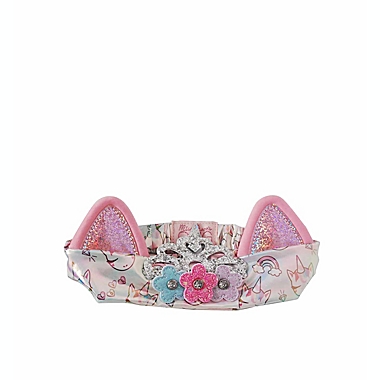 OMG Accessories 3-Piece Princess Gwen Unicorn Flower Crown Headband and Scrunchie Set. View a larger version of this product image.