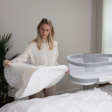 HALO&reg; DreamWeave&trade; Breathable BassiNest&reg; Replacement Pad in White. View a larger version of this product image.