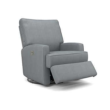 Best Chairs Kersey Power Swivel Recliner in Turtle Dove. View a larger version of this product image.