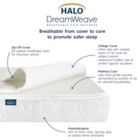 Alternate image 1 for HALO&reg; DreamWeave&trade; Breathable Crib Mattress in White
