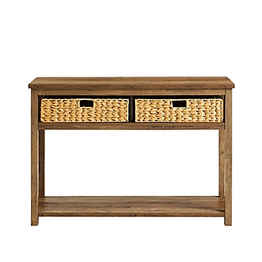 Forest Gate&trade; Wicker Basket Entryway Table. View a larger version of this product image.