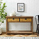 Alternate image 1 for Forest Gate&trade; Wicker Basket Entryway Table