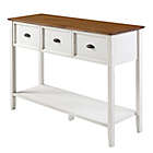 Alternate image 3 for Forest Gate&trade; 3-Drawer Solid Wood Console Table