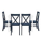 Alternate image 8 for Forest Gate&trade; Wheatridge 5-Piece Dining Set in White/Navy