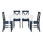 Alternate image 6 for Forest Gate&trade; Wheatridge 5-Piece Dining Set in White/Navy