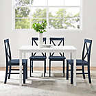 Alternate image 9 for Forest Gate&trade; Wheatridge 5-Piece Dining Set in White/Navy