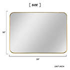 Alternate image 4 for Neutype Stainless Steel Wall Mirror