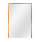 Alternate image 0 for Neutype Bathroom Wall-Mounted Rectangular Mirror in Gold