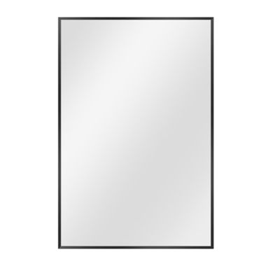 NeuType 36-Inch x 24-Inch Rectangular Bathroom Hanging Mirror in Black. View a larger version of this product image.