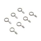 Alternate image 0 for Simply Essential&trade; Deco Clip Curtain Rings in Silver (Set of 7)