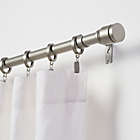 Alternate image 1 for Simply Essential&trade; Deco 36 to 72-Inch Adjustable Single Curtain Rod Set in Silver