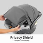 Alternate image 5 for Chicco KeyFit&reg; 35 Zip ClearTex&trade; Infant Car Seat in Ash