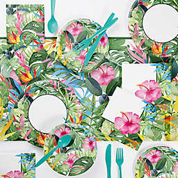 Creative Converting™ 73-Piece Floral Paradise Party Supplies Kit