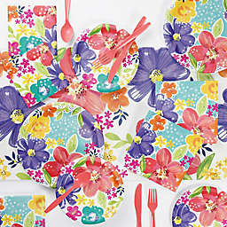 Creative Converting™ 73-Piece Spring Floral Party Supplies Kit