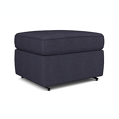 Best Chairs Gliding Ottoman in Navy. View a larger version of this product image.
