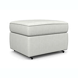 Best Chairs Gliding Ottoman in Oyster/Pearl