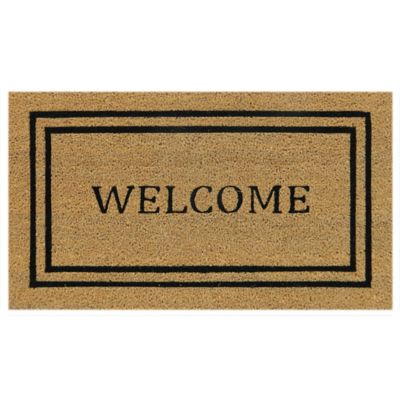 "Welcome To Our Home". Perfect Harvest Door Mat 