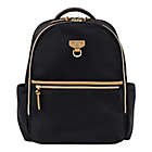Alternate image 0 for TWELVElittle On-the-Go Backpack Diaper Bag in Black/Tan