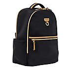 Alternate image 1 for TWELVElittle On-the-Go Backpack Diaper Bag in Black/Tan