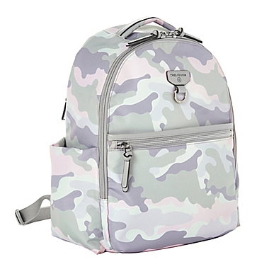 TWELVElittle Midi-Go Diaper Backpack in Blush Camo. View a larger version of this product image.