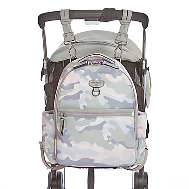 TWELVElittle Midi-Go Diaper Backpack in Blush Camo. View a larger version of this product image.