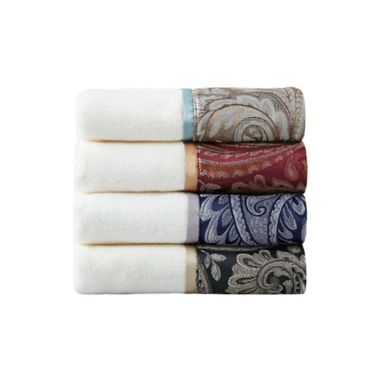 Madison Park Aubrey Jacquard Bath Towels (Set of 6). View a larger version of this product image.