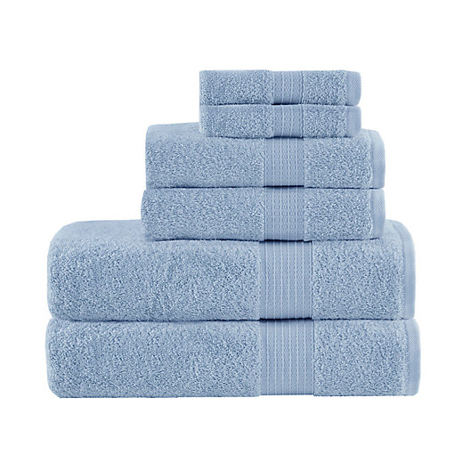 6 Piece Organic Cotton Towel Set, Chambery Cotton Shower Curtain