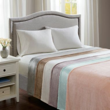 Comfort Classics&reg; MicroLight Blanket in Ivory. View a larger version of this product image.