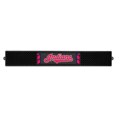 MLB Cleveland Indians 3.25-Inch x 24-Inch Bar Mat