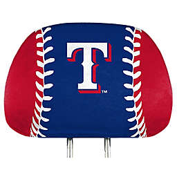 MLB Texas Rangers Printed Headrest Covers (Set of 2)